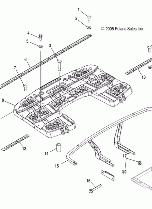 RACK MOUNTING REAR - A06MH50FB (4999206649920664A05)