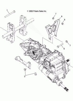 TRANSMISSION MOUNTING - A06MH50FC (4999200139920013C12)
