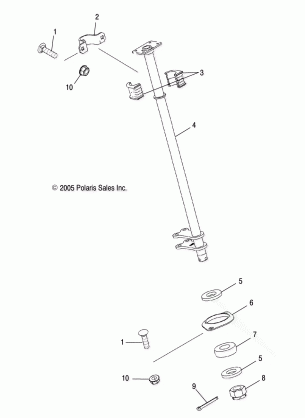 STEERING POST - A06MH68AA / AD / AF (4999200139920013C03)