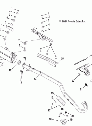 EXHAUST SYSTEM - A06MH68AA / AD / AF (4994199419A11)