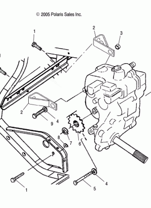 GEARCASE MOUNTING - A06BG50AA / FA (4999201549920154B11)