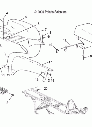 CAB REAR - A06BG50AA / FA (4999201549920154A04)