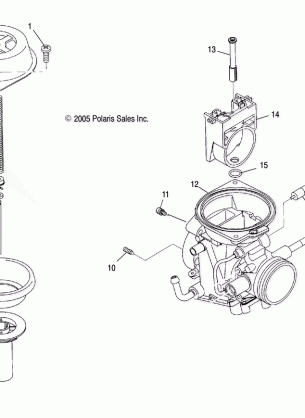 CARBURETOR UPPER - A06BG50AA / FA (4999201549920154D01)