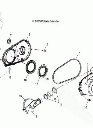 CLUTCH COVER - A06BG50AA / FA (4999201549920154C05)