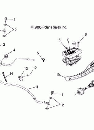 CONTROLS - MASTER CYLINDER / BRAKE LINE - A06BG50AA / FA (4999201549920154C01)