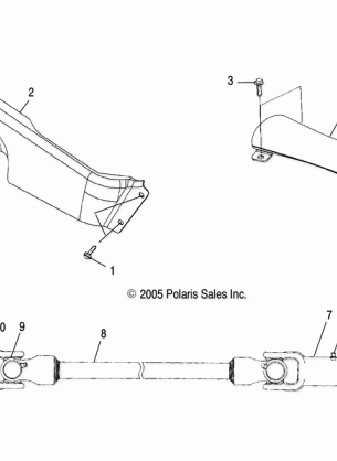 PROP SHAFT - A06BG50AA / FA (4999201549920154A14)