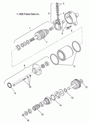 STARTING MOTOR - A06BG50AA / FA (4999201549920154D09)