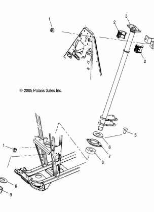 STEERING POST - A06BG50AA / FA (4999201699920169B09)