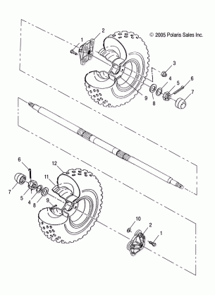 WHEEL REAR - A06BG50AA / FA (4999201499920149B08)