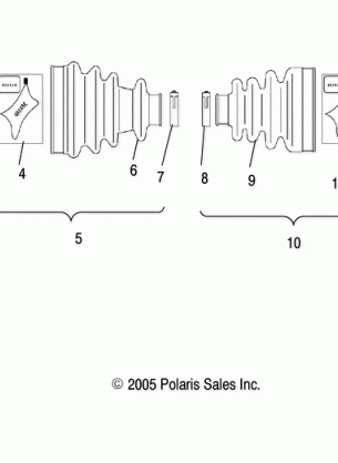 DRIVE SHAFT FRONT - A06MN50AU / AW (4999204069920406B14)