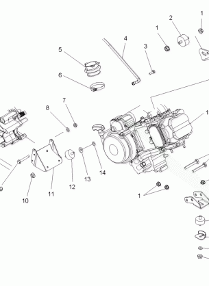 ENGINE MOUNTING - A06MN50AU / AW (4999204069920406B04)