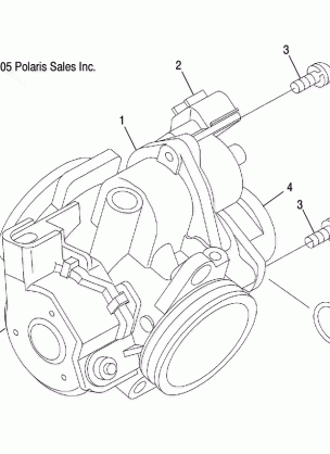 THROTTLE BODY (If built before 2 / 01 / 06) - A06MN50AU / AW (4999204069920406E01)