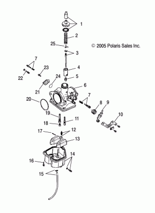 CARBURETOR - A06PB20EA / EB (4999202449920244A14)