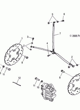 BRAKE FRONT - A06PB20EA / EB (4999202509920250B14)