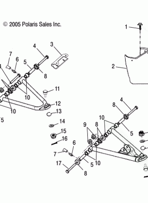 CONTROL ARM and FOOTREST - A06SB20AA / AB (4999202799920279B05)