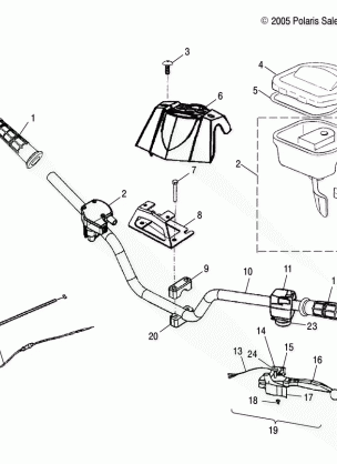 HANDLEBAR - A06SB20AA / AB (4999202799920279B14)