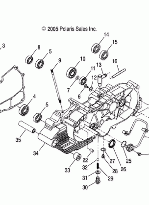 CRANKCASE - A06SB20AA / AB (4999202799920279A05)