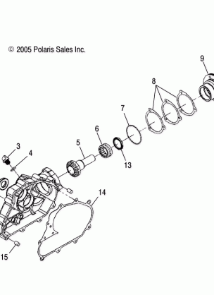 DRIVE ASSEMBLY REAR - A06SB20AA / AB (4999202799920279A06)