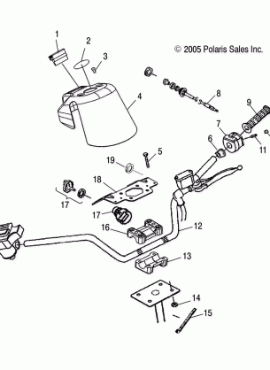 HANDLEBAR - A06CA32AA / AB (4999202939920293B07)