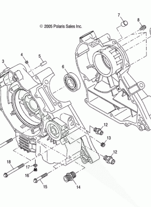 CRANKCASE - A06CA32AA / AB (4999201699920169C12)