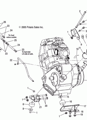 ENGINE MOUNTING - A06CA32AA / AB (4999202939920293A07)