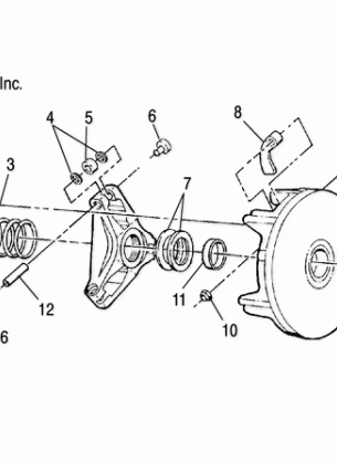 DRIVE CLUTCH - A06CD32AA / AB / AC (4994139413C07)