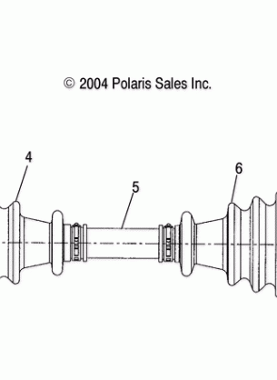 DRIVE SHAFT FRONT - A06CD32AA / AB / AC (4994169416B10)