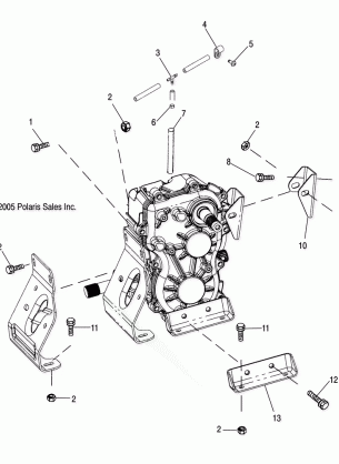 TRANSMISSION MOUNTING - A06CD32AA / AB / AC (4999201699920169C11)