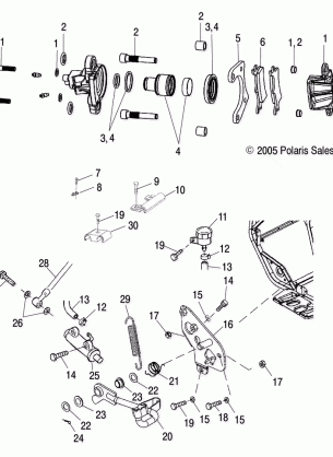 BRAKE REAR - A06CD32AA / AB / AC (4999201699920169A11)