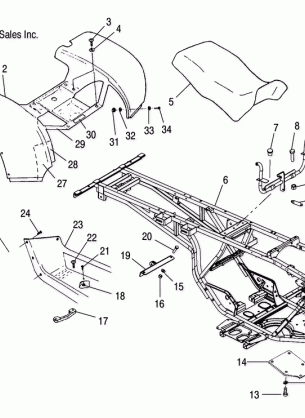 CAB REAR and SEAT - A06CL50AA (4999201649920164A04)