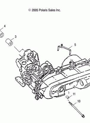 ENGINE BRACKET - A06FA09CA / CB / CC (4999202309920230B01)