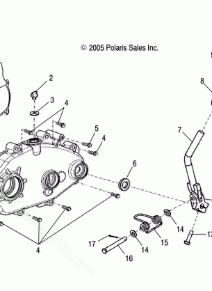 TRANSMISSION LEVER - A06FA09CA / CB / CC (4999202399920239B02)