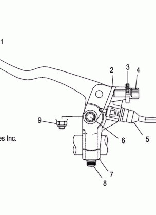 CLUTCH LEVER - A06GP50AA (4999201849920184A09)