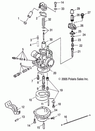 CARBURETOR - A06KA05CA / CB / CD (4999202359920235A08)