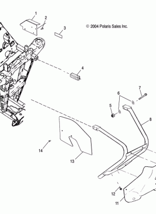 FRONT BUMPER and SHIELDS - A05BA25CA / CB (4994739473A05)