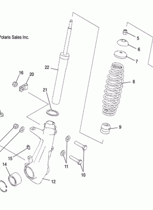 FRONT STRUT - A05JD32AA (4999609960C02)