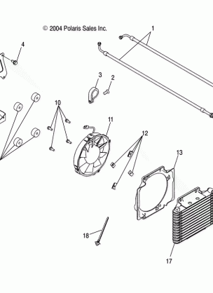 OIL COOLING - A05JD32AA (4995169516A14)