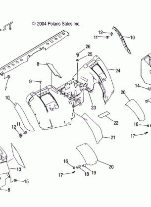 REAR CAB - A05JD32AA (4995169516A07)