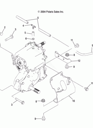 TRANSMISSION MOUNTING - A05JD32AA (4995189518D06)