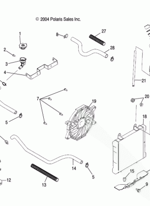 COOLING SYSTEM - A05JD50AA / AB / AC (4995189518A14)