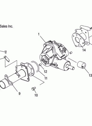 REAR AXLE - A05JD50AA / AB / AC (4977487748D05)