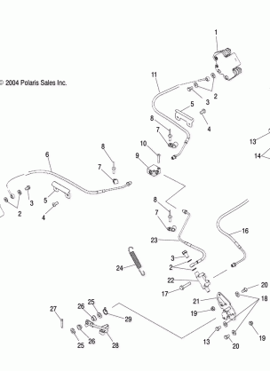 REAR BRAKE - A05JD50AA / AB / AC (4995169516C01)