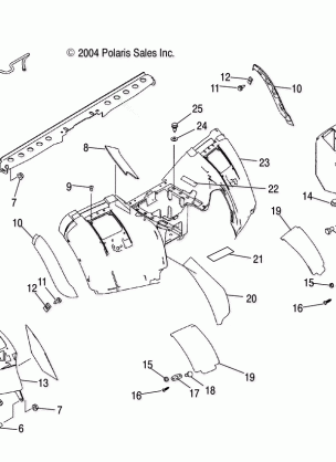 REAR CAB - A05JD50AA / AB / AC (4995189518A07)