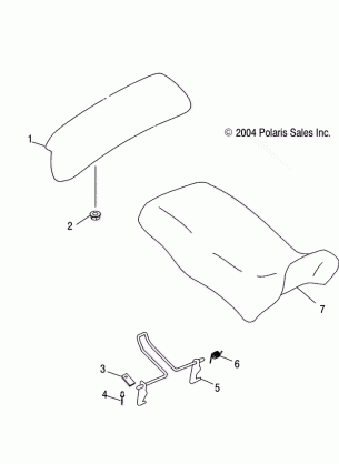 SEAT - A05JD50AA / AB / AC (4995189518A09)