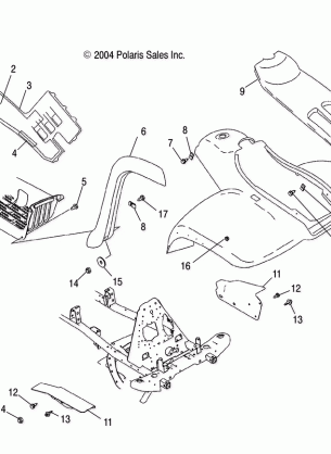 FRONT CAB - A05JD50AA / AB / AC (4995189518A10)