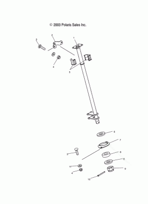 STEERING POST - A05JD50AA / AB / AC (4977487748B13)