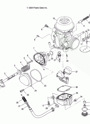 CARBURETOR - A05JD50AA / AB / AC (4995189518D11)