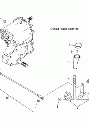 GEAR SELECTOR - A05JD50AA / AB / AC (4995189518D04)