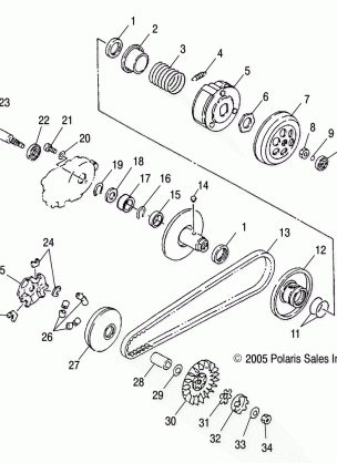 DRIVE PULLEY - A05KA05CA (4999202359920235A12)