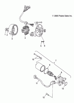 GENERATOR / STARTING MOTOR - A05KA09CA / CB (4999202399920239C04)